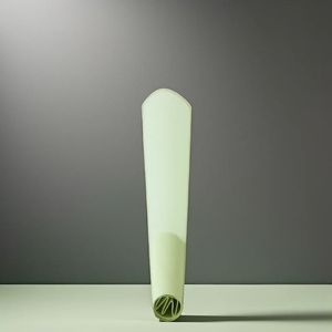 กรวยกระดาษสีเขียวอ่อนแบบรีดขนาด98มม. เลือกขนาดได้เองแพ็ค800พร้อมปั๊มลายหายไปสำหรับใช้ในอาหาร - Product Image 2