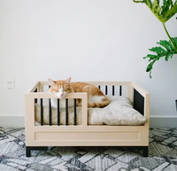 Vente en gros de lits pour chiens et chats en bois massif, design moderne et tendance |   Meubles pour animaux de compagnie durables et écologiques pour toutes les saisons, pour chiens de petite/grande taille