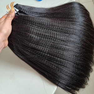 Extensión de cabello humano de la mejor calidad, cabello vietnamita recto rizado, cutícula completa, cabello alineado al mejor precio - Product Image 1