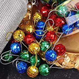 Aaliyan impex AI-MB-14โมเสคแก้วแขวนลูกบอลดิสโก้เครื่องประดับตกแต่งเค้กขนาดเล็ก70S ดิสโก้ปาร์ตี้คริสต์มาส - Product Image 6