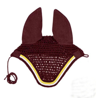 Voiles anti-mouches et bonnets d'oreilles pour chevaux, faciles à porter, confortables, respirants, en coton