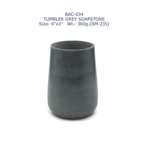 Fabriqué en Inde, ensemble d'accessoires de salle de bain élégants en pierre ollaire grise, rond, pour la maison et les hôtels, au meilleur prix de gros d'usine - Product Image 2