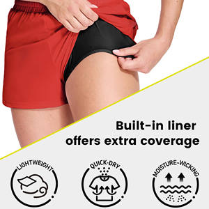 Pantalones cortos de playa informales con logotipo personalizado para mujer, ropa de calle para gimnasio, correr, Fitness, pantalones cortos deportivos, Material de algodón, 2025 - Product Image 3