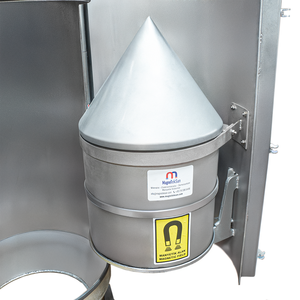 Séparateur magnétique à balle Magneteksan N35 à haut Gauss avec indice de flux de 50 kGmm pour poudres pharmaceutiques et matières premières - Product Image 2