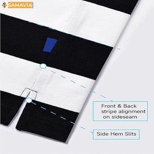 Camisa de Manga Larga para Hombre, Antiarrugas, Estampada, de Algodón y Poliéster, Tejido de Punto, Informal, con Cierre de Botones en el Cuello - Product Image 3