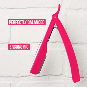 PANTHARA Professional <b>Straight</b> <b>Razor</b> Ultra Exposed <b>Straight</b> <b>Razor</b> <b>Kit</b> with 10 Premium Blades 2mm Exposed (PANTHARA) - Product Image 5