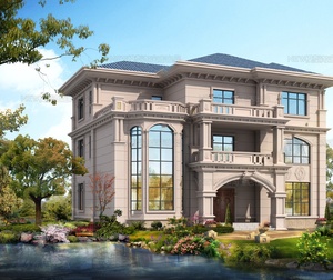 Moderna Villa autocostruita a tre piani-con lavorazione del disegno/strutture edilizie personalizzate in acciaio casa prefabbricata - Product Image 2