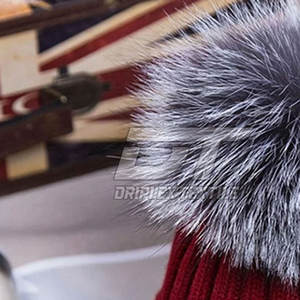 หมวกบีนนี่ผ้าแจ็คการ์ดขนสัตว์100% ออกแบบได้ตามต้องการ - Product Image 6