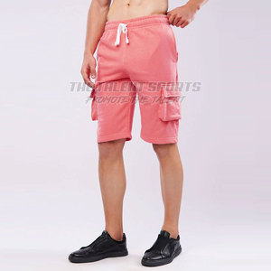 Shorts décontractés pour hommes, style athlétique, avec poches latérales, tissu non tissé, anti-plis, coton/polyester, pour un style de vie actif - Product Image 1