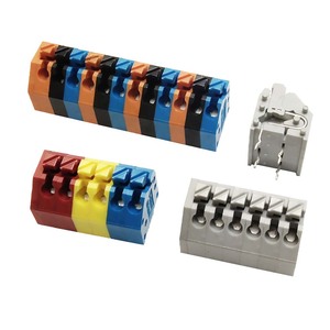 Bloque de terminales PCB DG250 KF250 de 3.5mm, conector de botón a presión sin tornillos, bloque de terminales de color para fuente de alimentación de controlador LED - Product Image 5