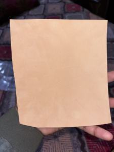 Accessoires en cuir véritable tanné végétal écologique, cuir grainé de haute qualité - Product Image 3