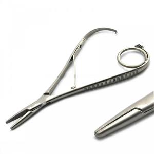 Portaagujas Mathieu de Hosanna, Acero Quirúrgico, Instrumento Quirúrgico Manual, Set HS-1125-37, Certificado CE Clase I, Reutilizable - Product Image 2