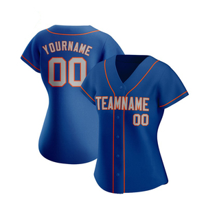 Vente en gros de maillots de baseball brodés sur mesure pas cher sublimation vente en gros 100% polyester - Product Image 2