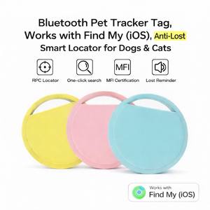 Vente flash : Traceur Bluetooth, compatible avec la fonction Localiser de l'application iOS, anti-perte, localisateur intelligent, alerte sonore, chercheur, pour oiseaux, chiens, petits animaux, marque privée - Product Image 2