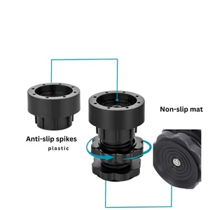 Washing Machine Stand with Adjustable Legs, Movable Base <b>Trolley</b>, Anti-Vibration Pad for Washer & Fridge - Product Image 4