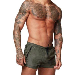 Pantalones cortos para correr de gimnasio para hombre, último diseño, pantalones cortos completos para correr, moda personalizada, patrón sólido, estilo informal, respetuoso con el medio ambiente - Product Image 6