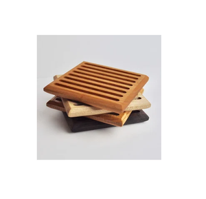 Salvamanteles de madera maciza para cocina con almohadillas antideslizantes, soporte para olla caliente para 3 tamaños diferentes - Product Image 2