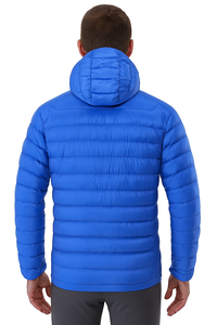 Veste d'hiver matelassée pour homme, ultra chaude, respirante, écologique, en polyester imperméable, à capuche, fermeture éclair intégrale, style décontracté, streetwear - Product Image 3