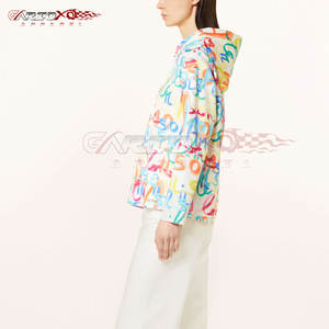 Sweat à capuche de sublimation respirant à manches longues pour femmes avec logo personnalisé et sweat à capuche de sublimation en polyester à séchage rapide - Product Image 4