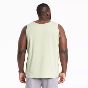 Camiseta sin mangas personalizada a precio barato para hombre, ropa deportiva de Color sólido, camisetas sin mangas personalizadas para gimnasio para hombre hechas en Pakistán - Product Image 3