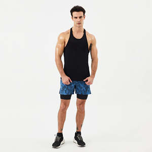 Vêtements de sport sur mesure pour hommes, débardeur de fitness, vente chaude, qualité supérieure, 100% coton respirant, séchage rapide - Product Image 3