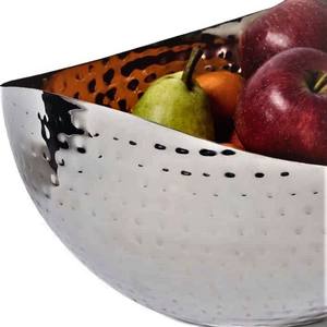 Top Selling Fruit Salad <b>Bowl</b> with Stylish Designer <b>Metal</b> <b>Bowl</b> Shiny Finishing Dinner Table Food Serving <b>Bowl</b> Best Quality - Product Image 3