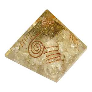 Vente en gros Pyramide en cristal de quartz clair énergie spirituelle nettoyage méditation cadeau poli Orgone pour guérir amour Souvenir - Product Image 2