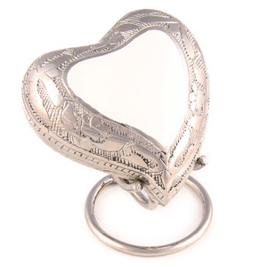 Venta caliente recuerdo corazón urna cremación urna para cenizas de mascotas humanas con soporte Premium y caja hecha a mano Mini urna en forma de calor - Product Image 6