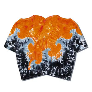 Camiseta de lavado ácido de alta calidad para hombres Logotipo personalizado de gran tamaño y patrón sólido vintage pesado 100% algodón - Product Image 2