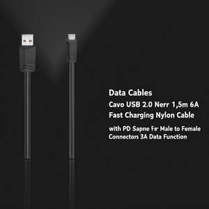 Cavo <b>USB</b> <b>2.0</b> Black 1,5m 00200606 - Product Image 3