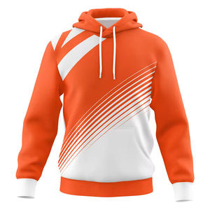 Sweats à capuche pour hommes en sublimation OEM en gros - Couleurs personnalisées du logo, 100% coton molletonné, léger, écologique, impression de haute qualité - Product Image 2