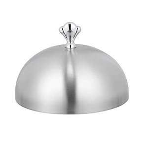 Vajilla decorativa hecha a mano para Hotel, accesorios de decoración, fiestas de boda, soporte para servidor de pasteles, soporte de Metal para pasteles con tapa de cúpula - Product Image 5