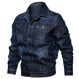 New Hot Items Professional Manufacture Cheap <b>Denim</b> <b>Jackets</b> in Bulk Best <b>Men</b> <b>Denim</b> <b>Jackets</b> Breathable OEM Service <b>Jacket</b> - Product Image 2