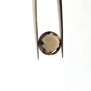 3 piezas de cuarzo ahumado Natural 12mm corte redondo Briolette 14,95 Cts Iroc ventas alta calidad Topacio ahumado piedra preciosa US $9,44 para todos - Product Image 2