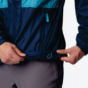 Échantillon gratuit Veste coupe-vent en toile avec broderie, respirante et imperméable pour hommes, design personnalisé OEM - Product Image 6