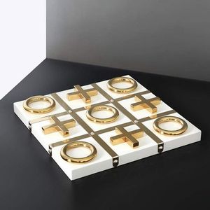 Juego de granito negro Tic Tac Toe, regalos de tendencia, decoración de Hotel para el hogar, regalo perfecto, juego de interior para niños y juego de mesa familiar - Product Image 2