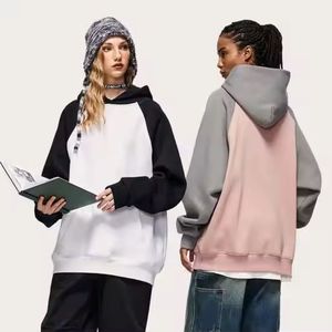 Sudadera con Capucha Personalizada para Adolescentes, Tejida, Bordada, 440g, Algodón, Otoño, Deportiva, con Estampado, Manga Abullonada, Estilo Inglés - Product Image 3