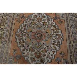 0.5x11.2 ft Rug, Vintage Turkish Rug, <b>Brown</b> <b>Wool</b> Rug - Product Image 5