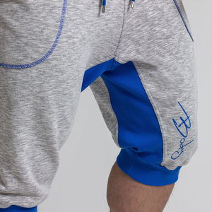 Pantalones Cortos Deportivos Personalizados al por Mayor, Ropa Informal de Lona 100% Algodón, Bolsillos, Cintura Media, Cordón Ajustable, Puños, Secado Rápido, Ecológicos - Product Image 1