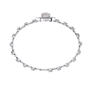 Bijoux fins de luxe pour femmes Bracelet en or naturel et diamants de laboratoire Unique et élégant pour les femmes - Product Image 3