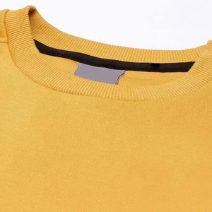 Sweat-shirt décontracté en coton à col rond, streetwear d'hiver, à manches longues, personnalisable, vente en gros, respirant, épaissi, uni - Product Image 6