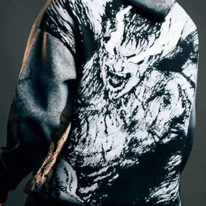 Sudadera con Capucha de Invierno para Hombre, Estilo Retro Urbano, 100% Algodón, con Cierre, Bolsillo, Bordado Personalizable, Detalles Desgastados y Pedrería - Product Image 6