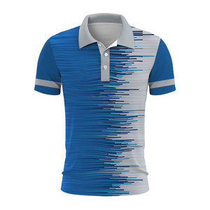 Recién llegado, polos de sublimación a precio razonable, logotipo personalizado, cómodo, transpirable, el mejor diseño, Polo para hombre - Product Image 3