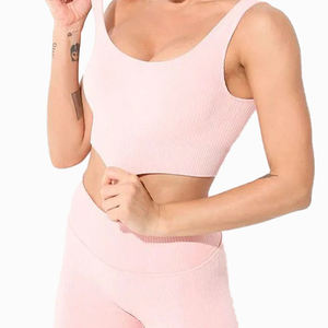 Fitness Yoga ensembles pour femmes survêtement d'entraînement vêtements actifs Logo personnalisé Yoga ensemble femmes Yoga ensemble porter tenue costume - Product Image 3