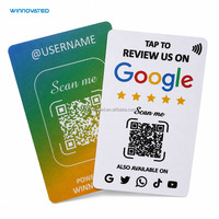Precio competitivo, tarjeta programable de reseñas de Google, tarjeta NFC Google