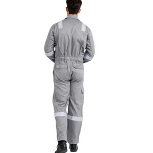 Combinaison de sécurité de haute qualité en coton respirant, combinaison de travail haute visibilité, combinaison de protection, uniforme de travail pour atelier, garage, conforme à la norme EN - Product Image 4