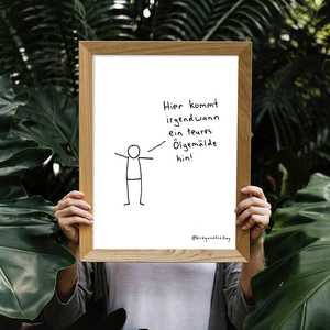 Diseño de Pintura al Óleo Minimalista Abstracta con Temática de Guerra y Arte de Viernes - Product Image 4