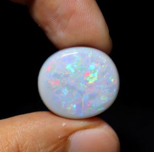 อัญมณีโอปอลทรงหลังเบี้ย24กะรัตจากออสเตรเลียอัญมณีทรงวงรีทรงหลวมสำหรับการทำเครื่องประดับ - Product Image 2