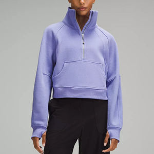 Sudaderas holgadas con estilo para mujer, sudaderas con media cremallera de tamaño personalizado para mujer, recién llegadas, sudaderas con media cremallera de alta calidad para mujer - Product Image 1