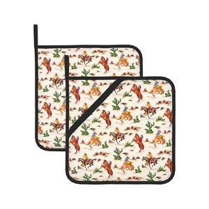 Exportateur indien 100% Coton Impression Personnalisée Sublimation Cuisine Porte-Marmite avec Logo Personnalisé - Product Image 2